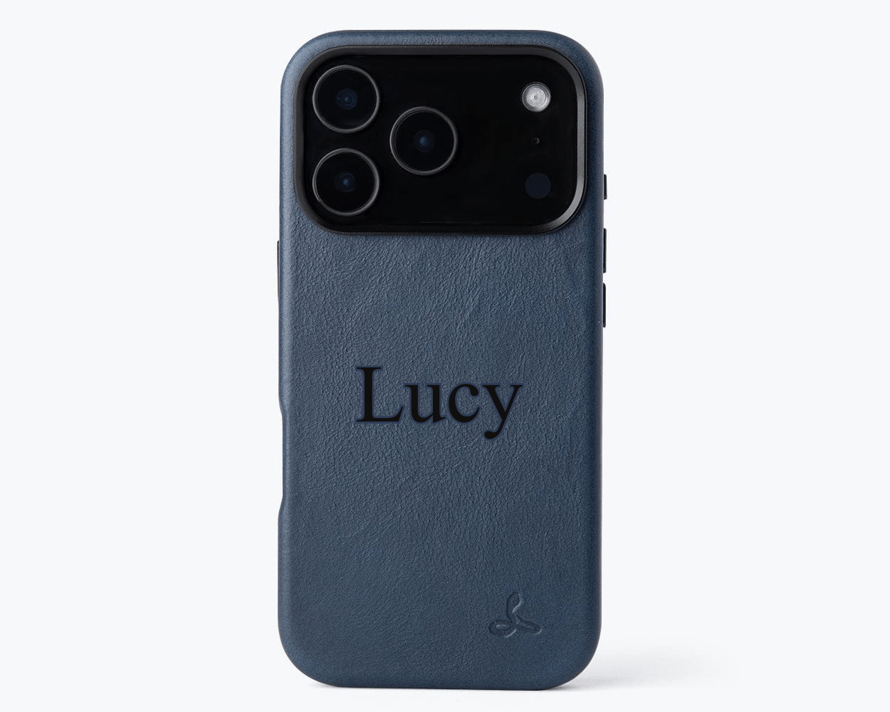 Personalised Slim Leather iPhone Case