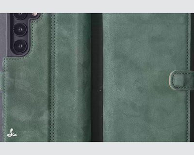Samsung Galaxy S23 Plus Vintage Leather Wallet - Snakehive UK