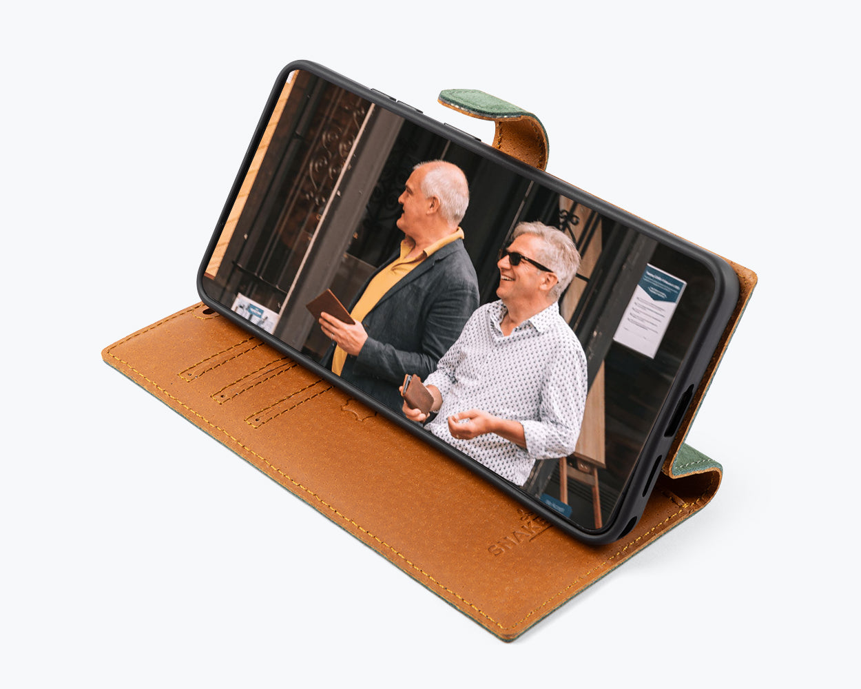 Samsung Galaxy S26 Ultra - Vintage Leather Wallet Phone Case