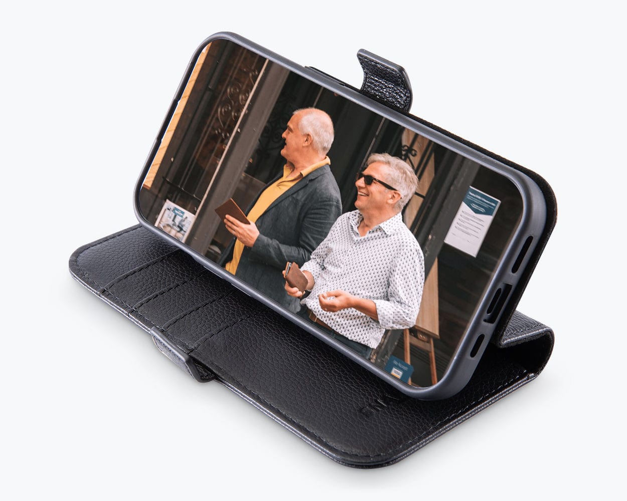 Apple iPhone 15 - Metro Leather Wallet Phone Case