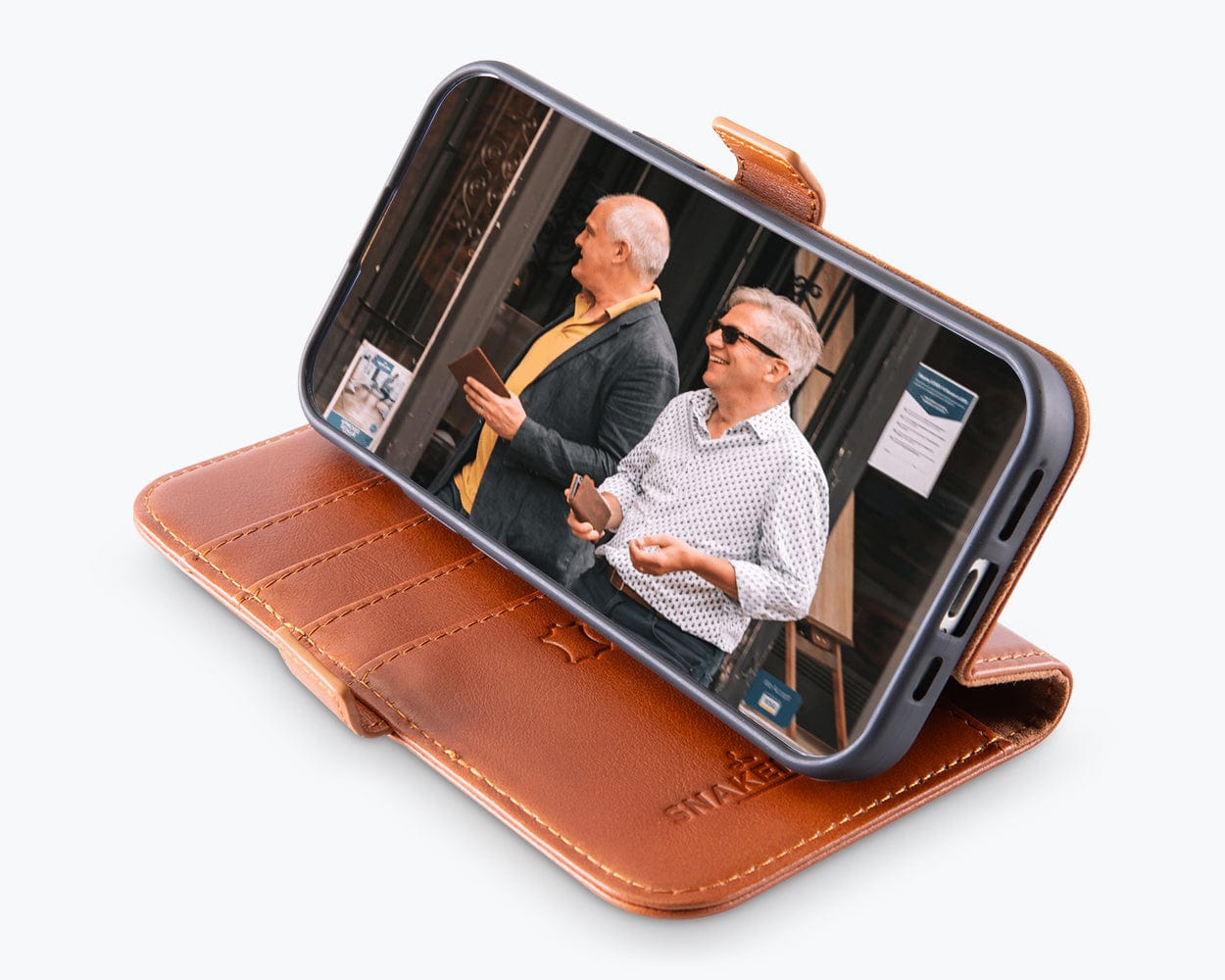 Apple iPhone 15 - Metro Leather Wallet Phone Case