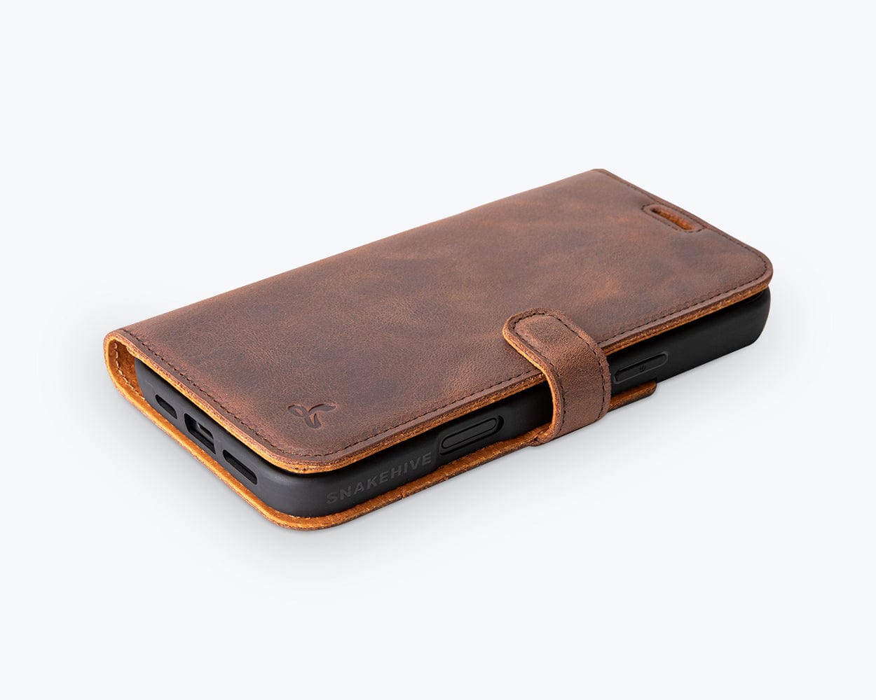 Apple Iphone 16 Pro Max Vintage Leather Wallet - Snakehive UK