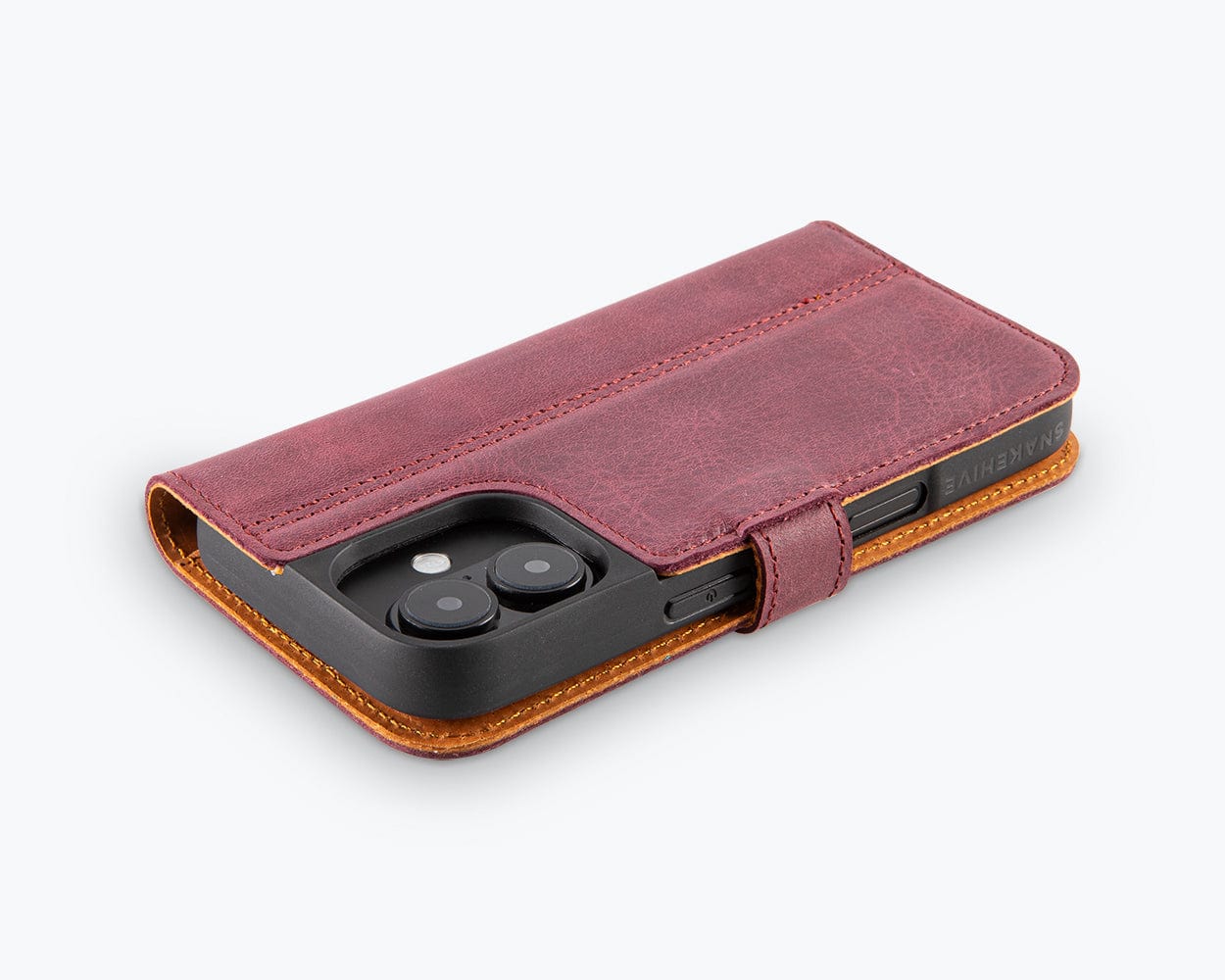 Apple Iphone 16 Vintage Leather Wallet - Snakehive UK