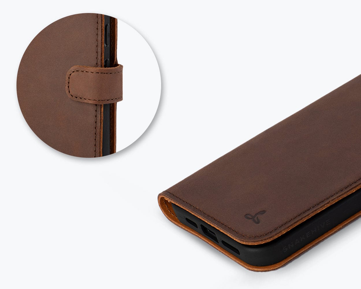 Google Pixel 8 Pro Vintage Leather Wallet - Snakehive UK