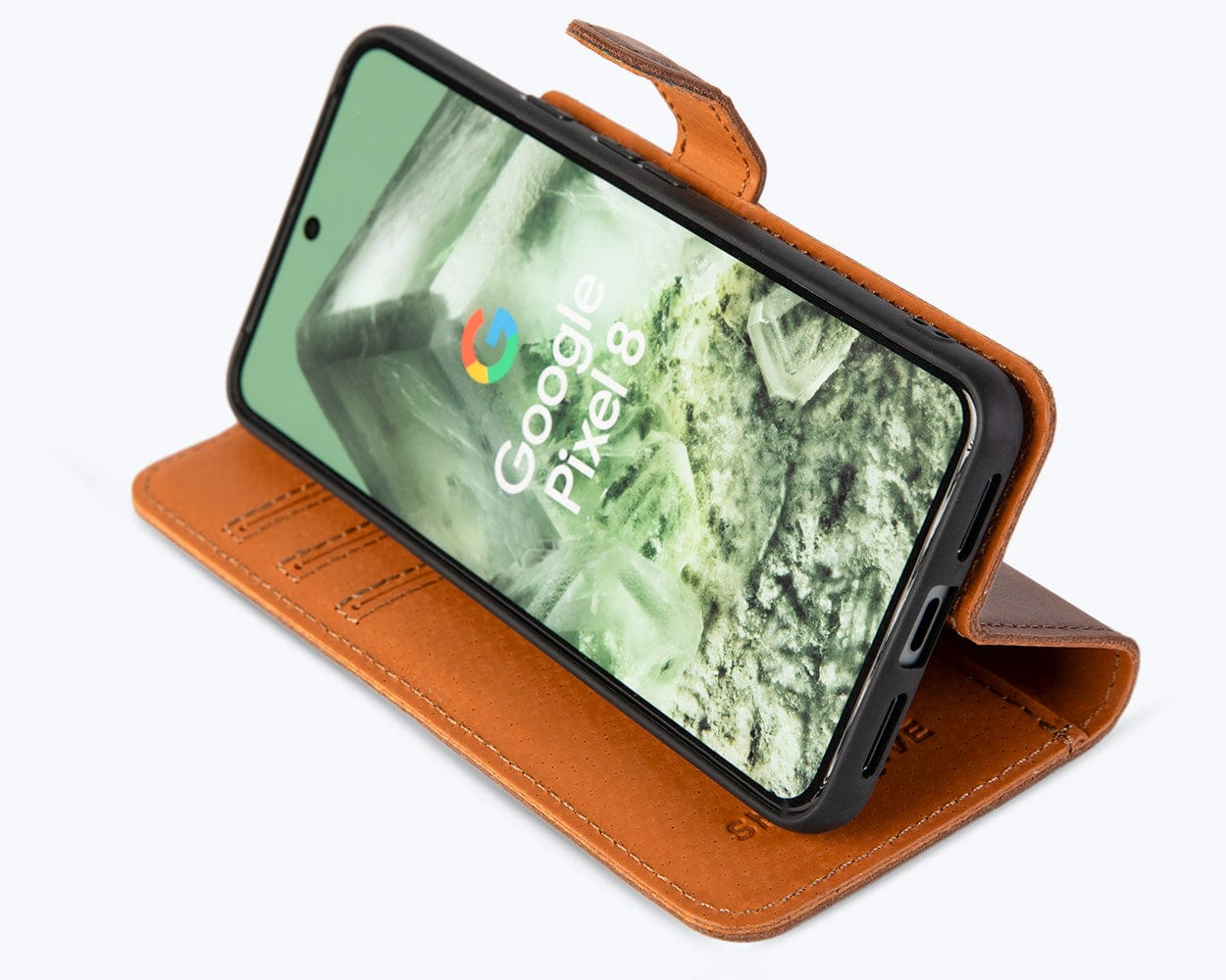 Google Pixel 8 Vintage Leather Wallet - Snakehive UK