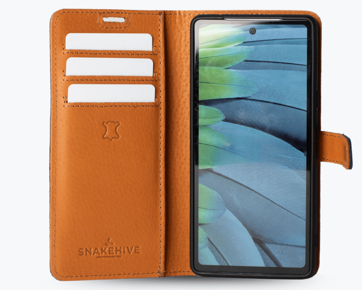 Google Pixel 8A Vintage Leather Wallet - Snakehive UK