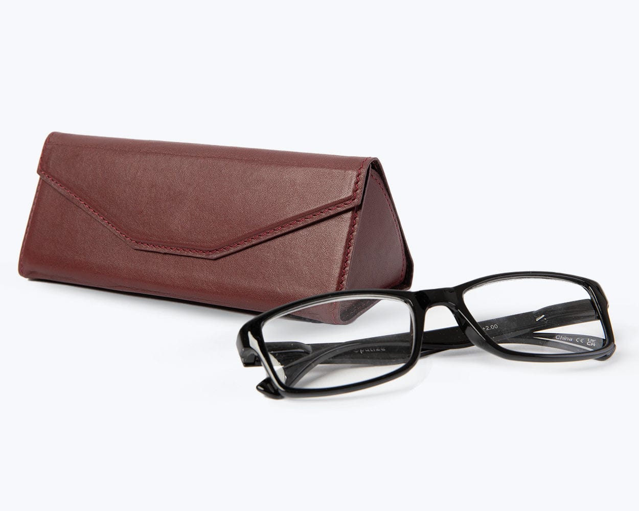 Metro Smart Leather Glasses Case - Snakehive UK