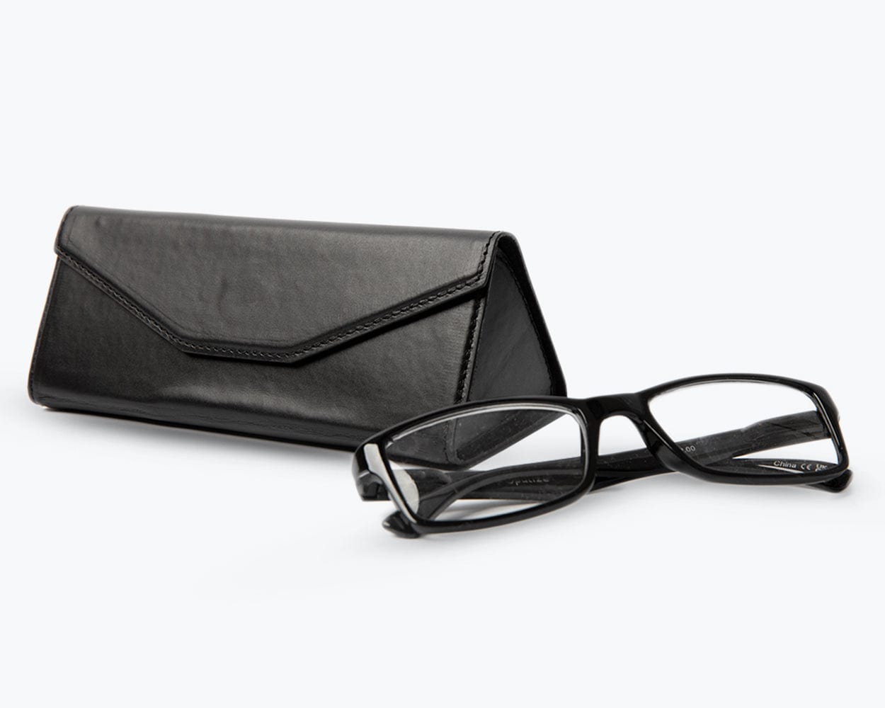 Metro Smart Leather Glasses Case - Snakehive UK