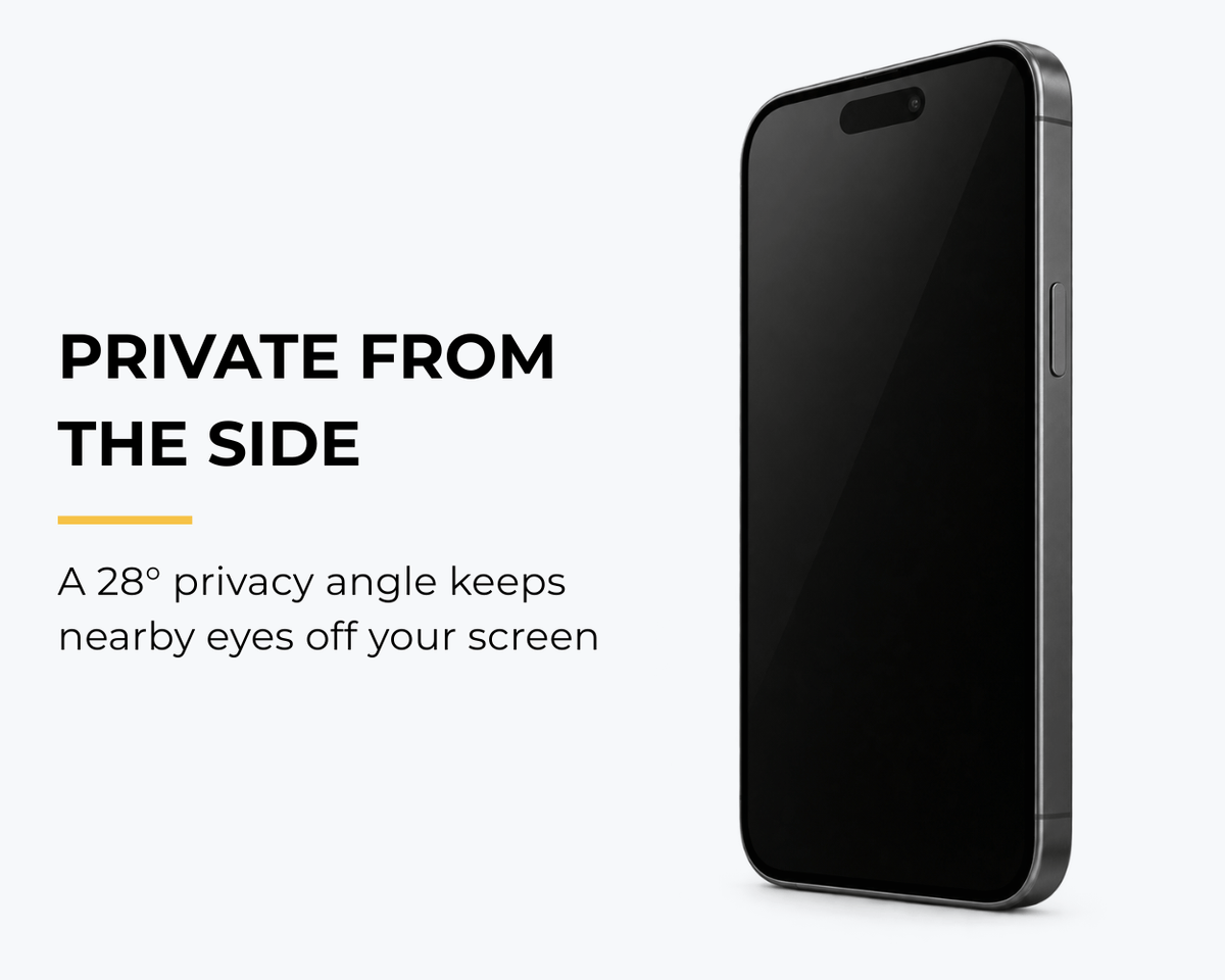 Snakehive Privacy Glass Apple iPhone 17e / 16e - Privacy Glass Screen Protector (x2) Privacy Glass Screen Protector (x2) for iPhone 17e / 16e