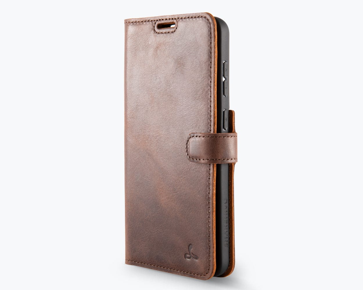 Samsung Galaxy S25 Edge - Vintage Leather Wallet Phone Case