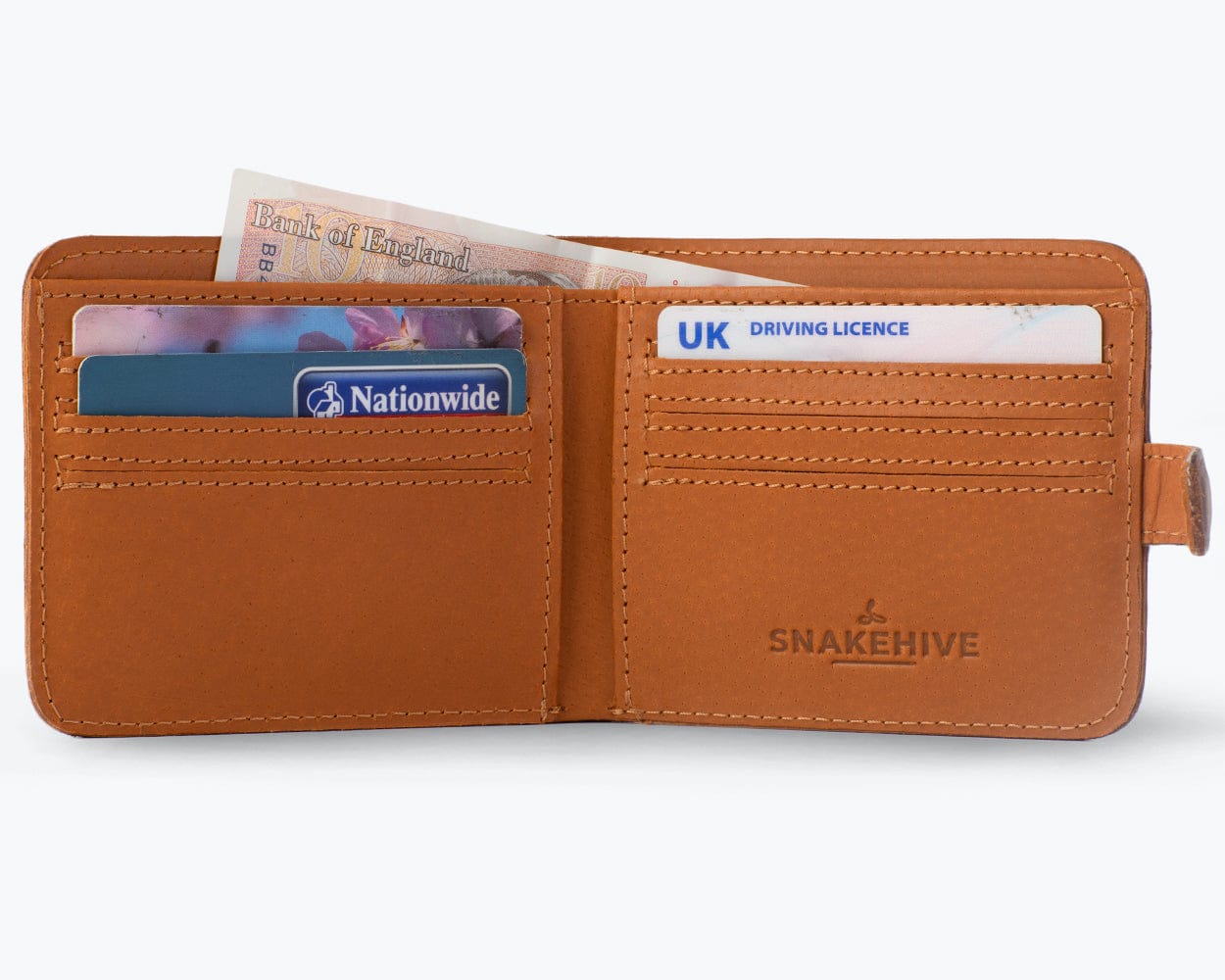 Vintage Leather Money Wallet With Clasp - Snakehive UK