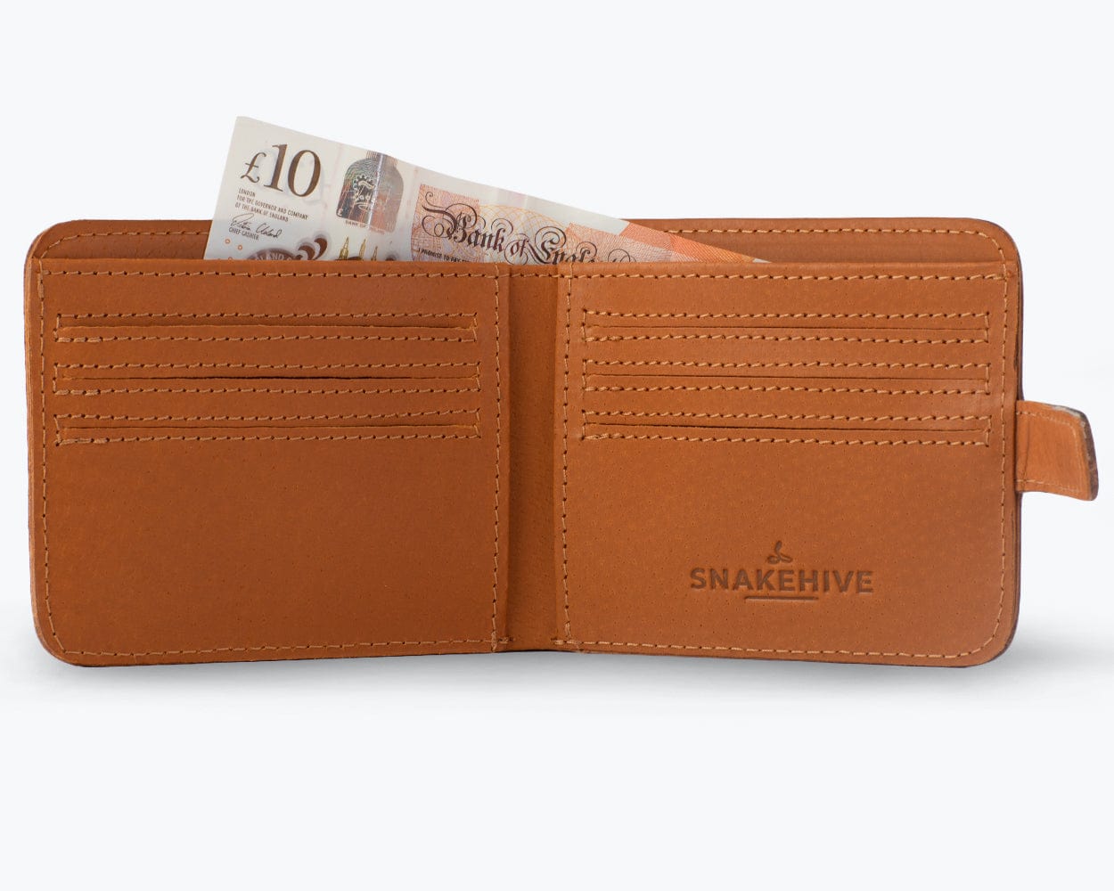 Vintage Leather Money Wallet With Clasp - Snakehive UK
