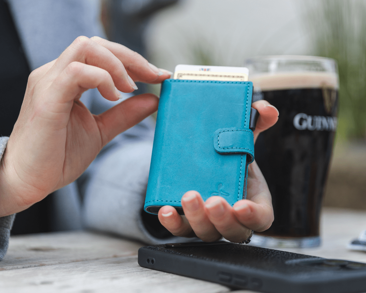 Vintage Leather Smart Rfid Wallet 1 - Snakehive UK