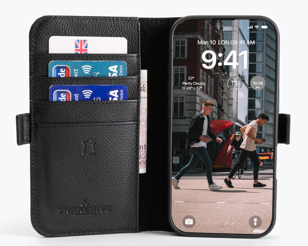 Apple iPhone 15 Pro Max - Metro Leather Wallet Phone Case