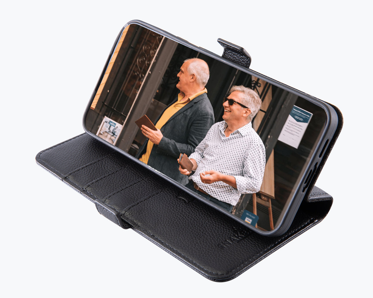 Samsung Galaxy S25 - Vintage Leather Wallet Phone Case