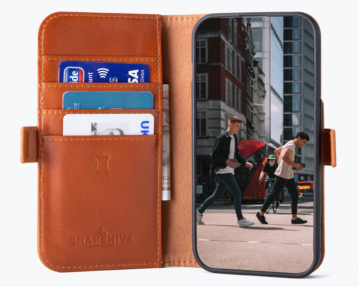 Apple iPhone 15 Pro - Metro Leather Wallet Phone Case