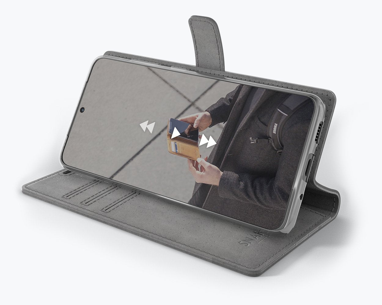 Samsung Galaxy S20 - Vintage Leather Wallet Phone Case