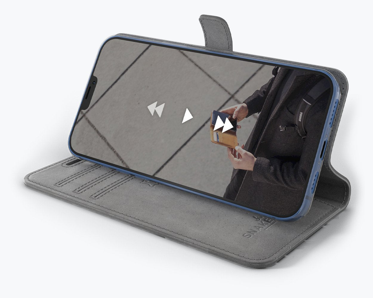 Apple iPhone 12 Pro Max - Vintage Leather Wallet Phone Case