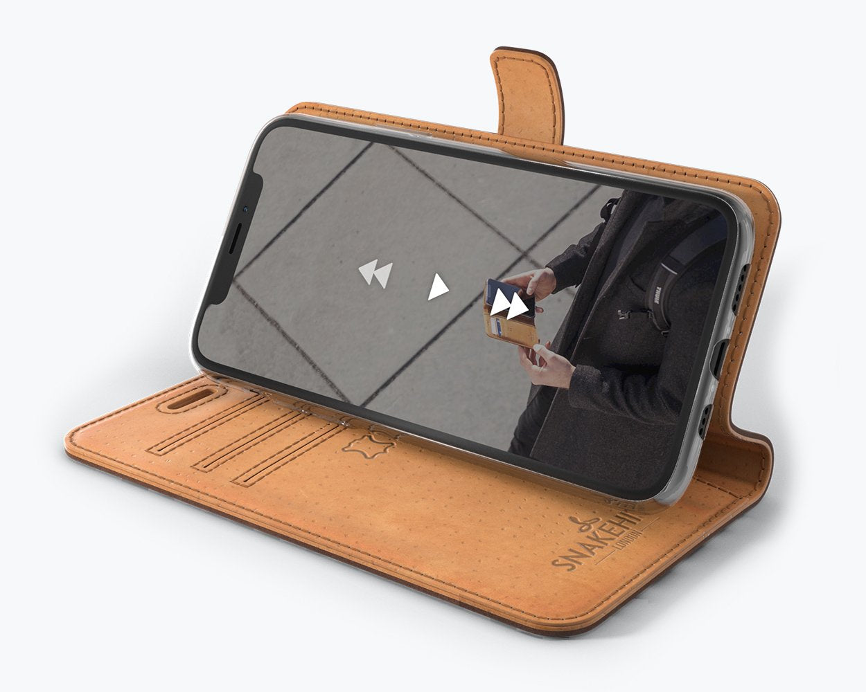 Apple iPhone 11 Pro - Vintage Leather Wallet Phone Case