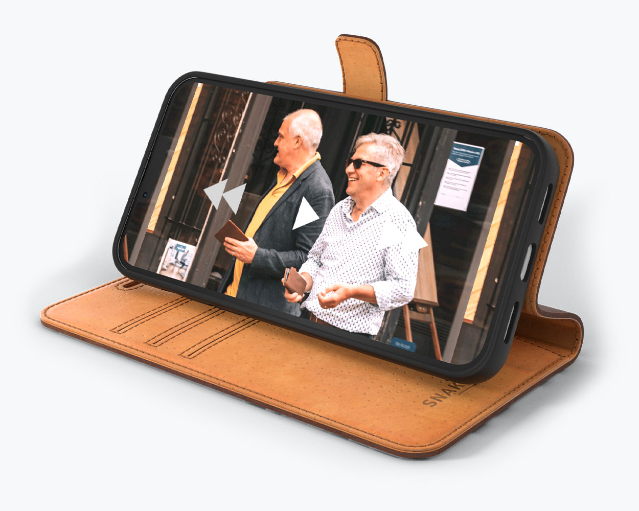 Apple iPhone 13 Pro - Vintage Leather Wallet Phone Case