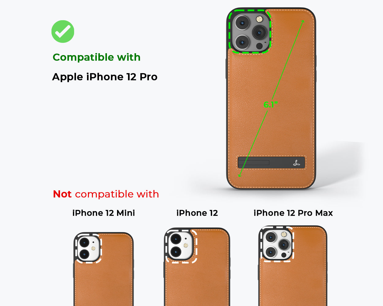 Apple iPhone 12 Pro - Metro Leather Phone Case