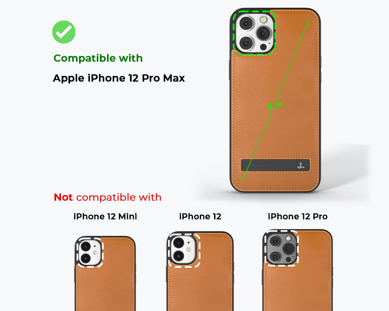 Apple iPhone 12 Pro Max - Metro Leather Phone Case