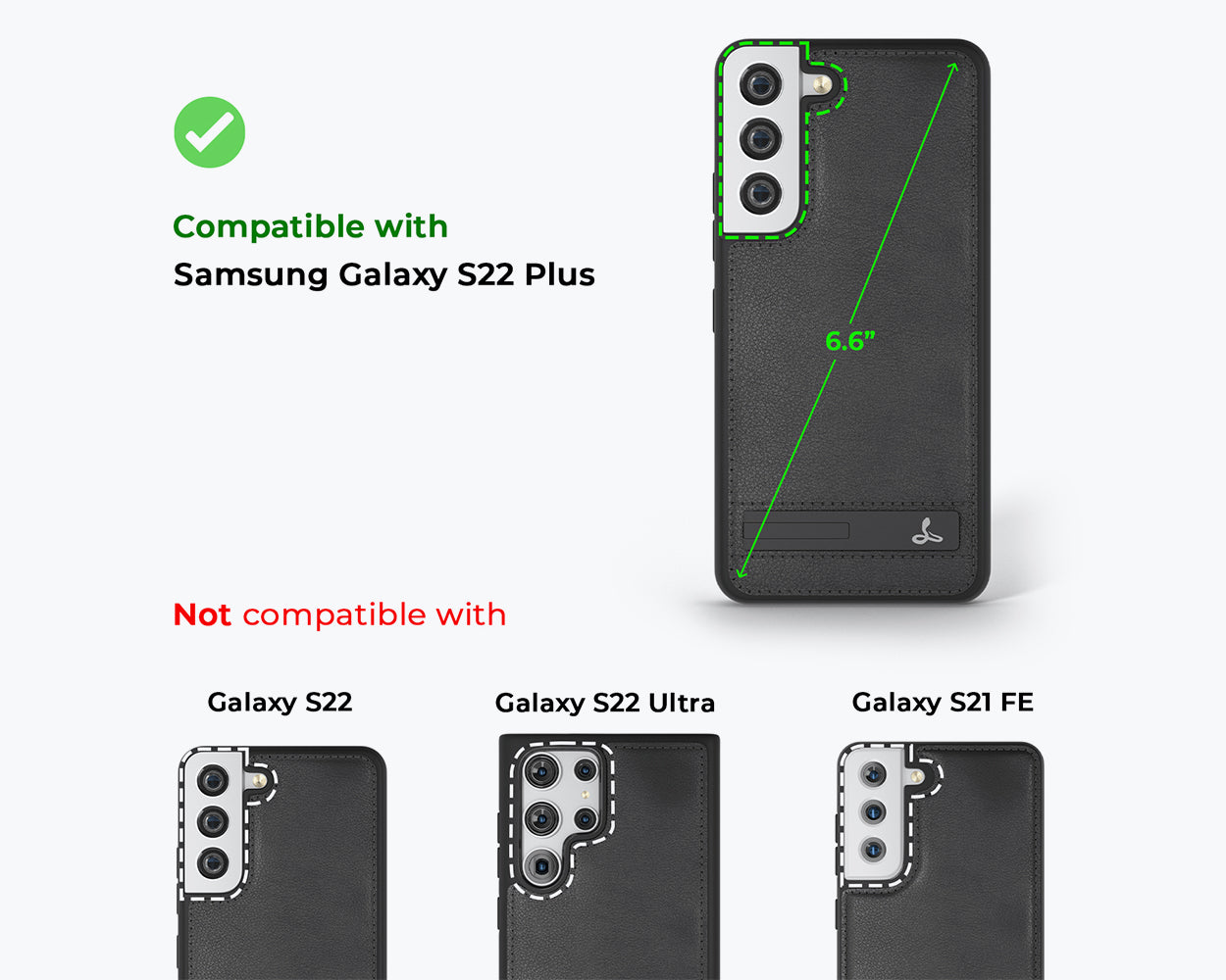 Samsung Galaxy S22 Plus - Metro Leather Phone Case