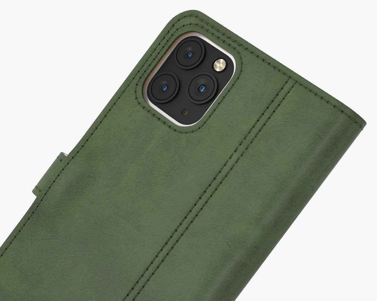 Apple iPhone 12 Pro - Vintage Leather Wallet Phone Case