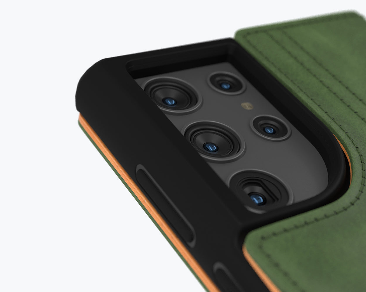 Samsung Galaxy S22 Ultra - Vintage Leather Wallet Phone Case