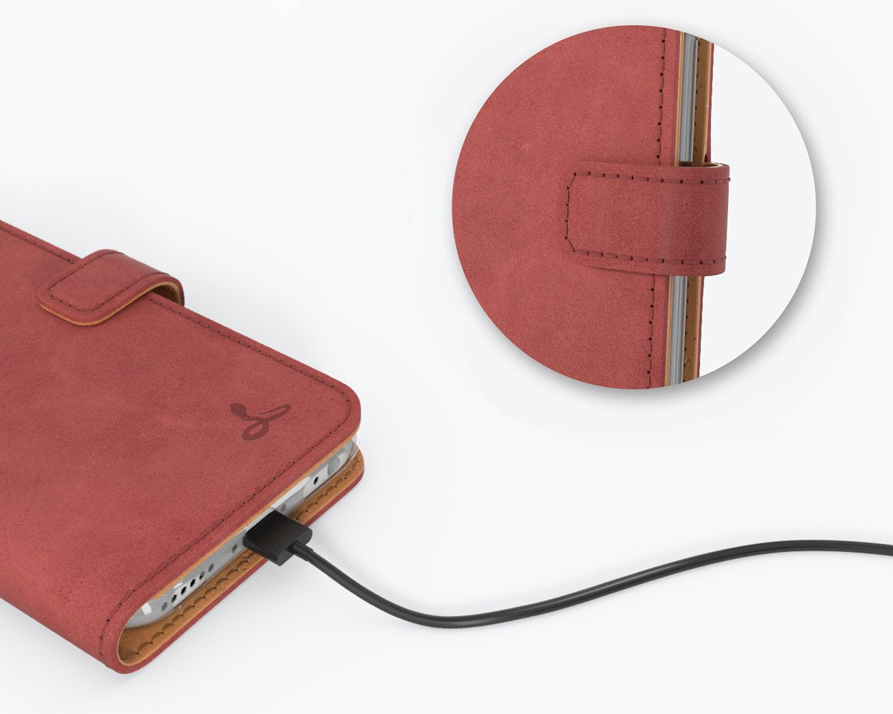 Apple iPhone 6/6S - Vintage Leather Wallet