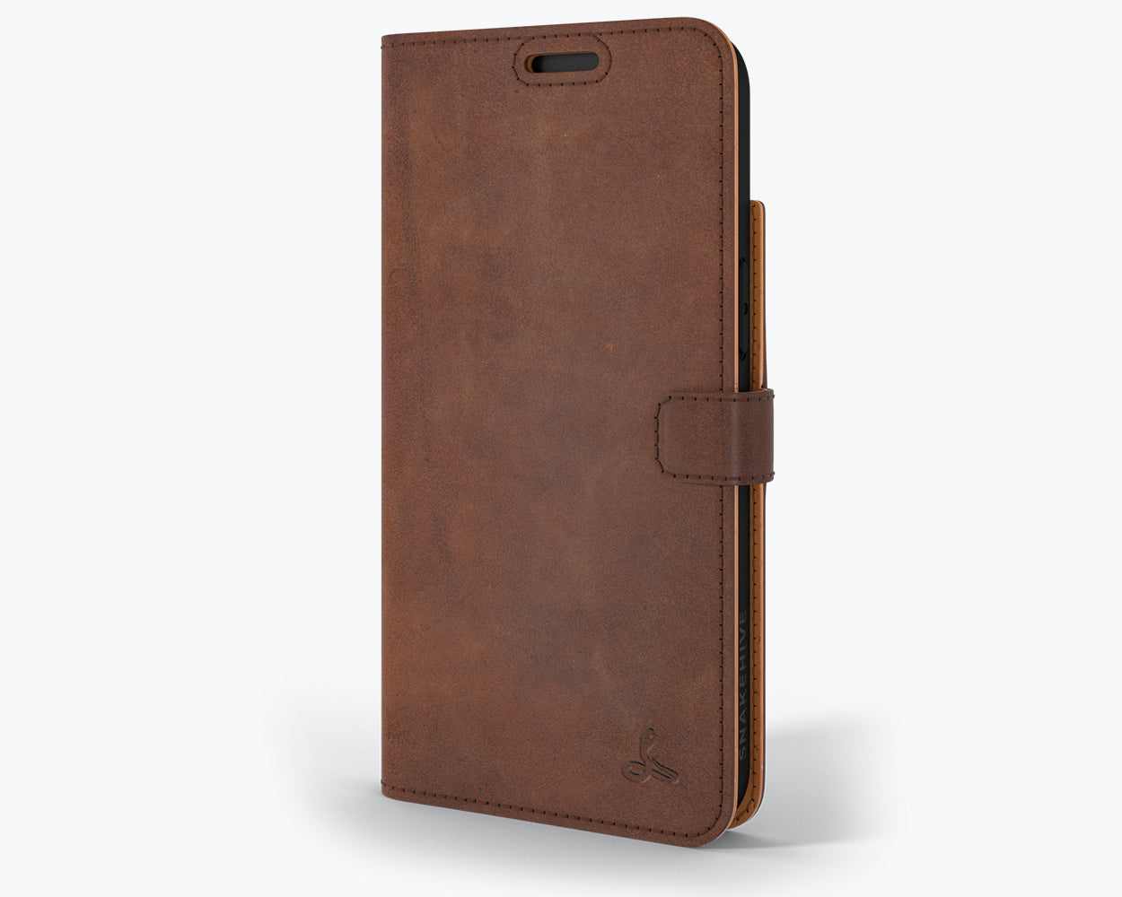 Apple iPhone 14 - Vintage Leather Wallet Phone Case