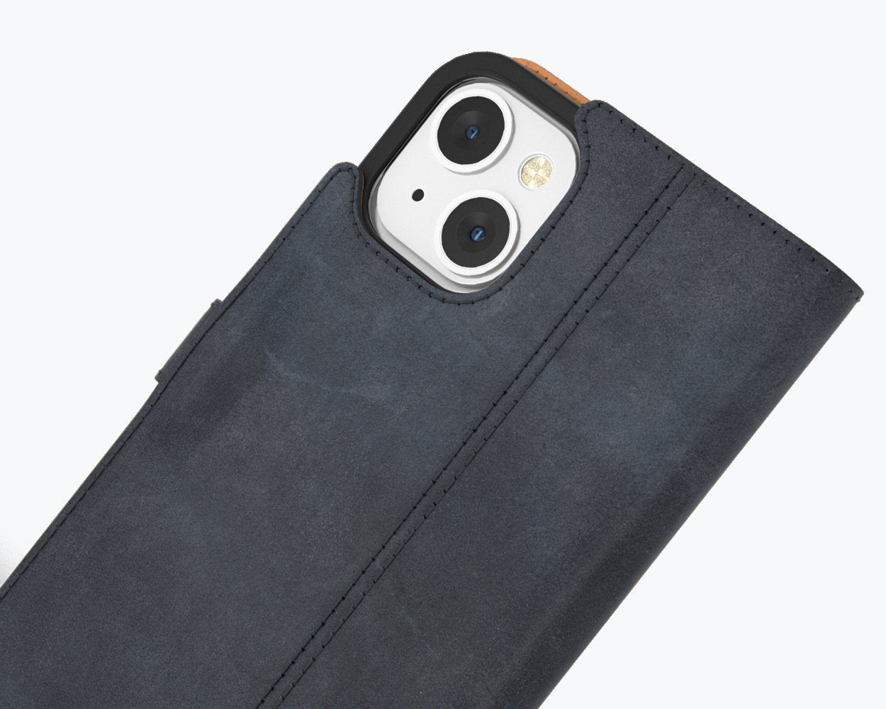 Apple iPhone 13 Mini - Vintage Leather Wallet Phone Case