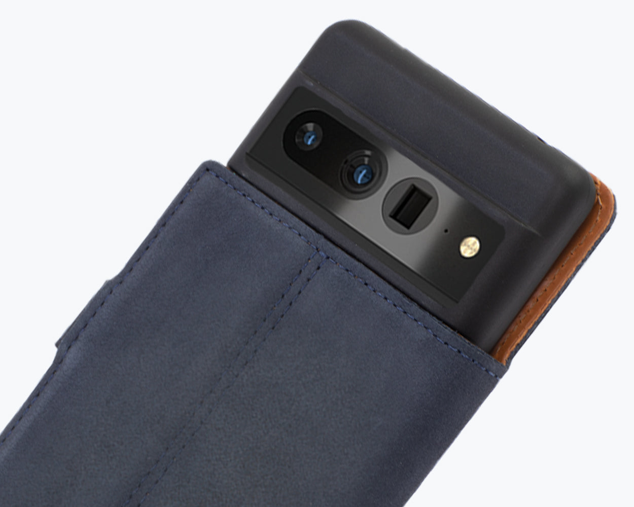 Google Pixel 7 Pro - Vintage Leather Wallet Phone Case