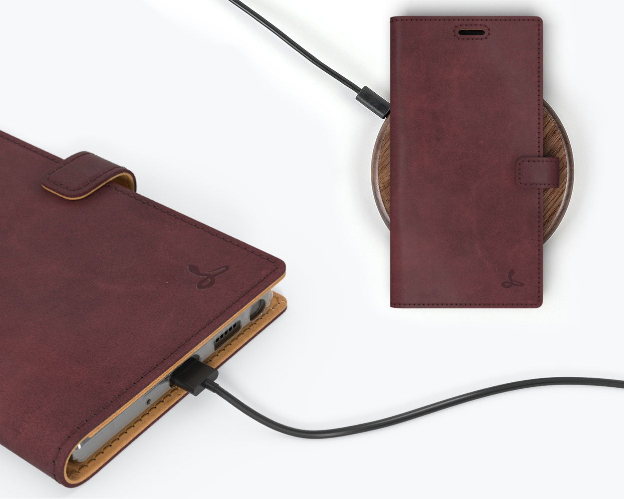 Samsung Galaxy Note 20 Ultra - Vintage Leather Wallet Phone Case
