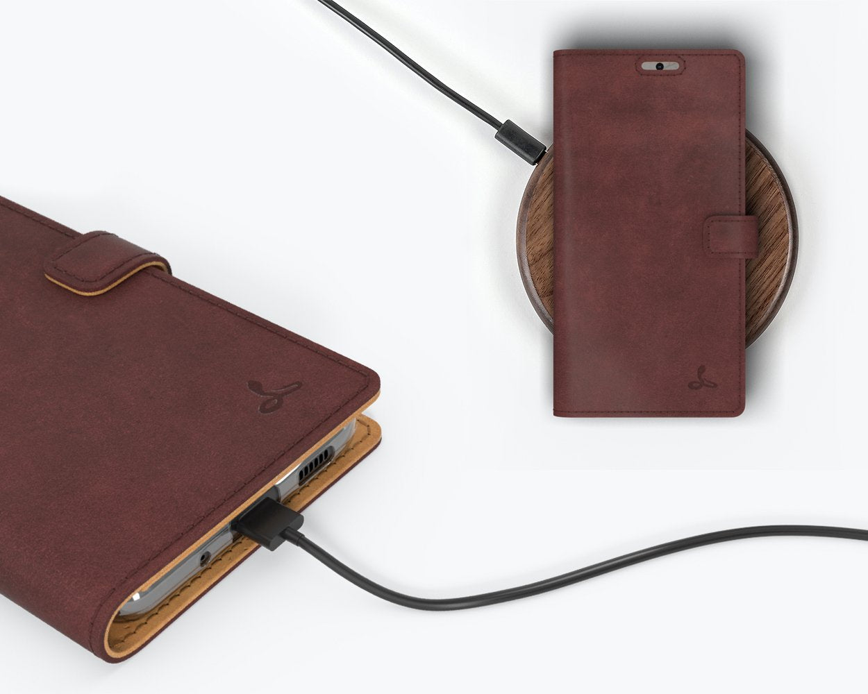 Samsung Galaxy S20 - Vintage Leather Wallet Phone Case