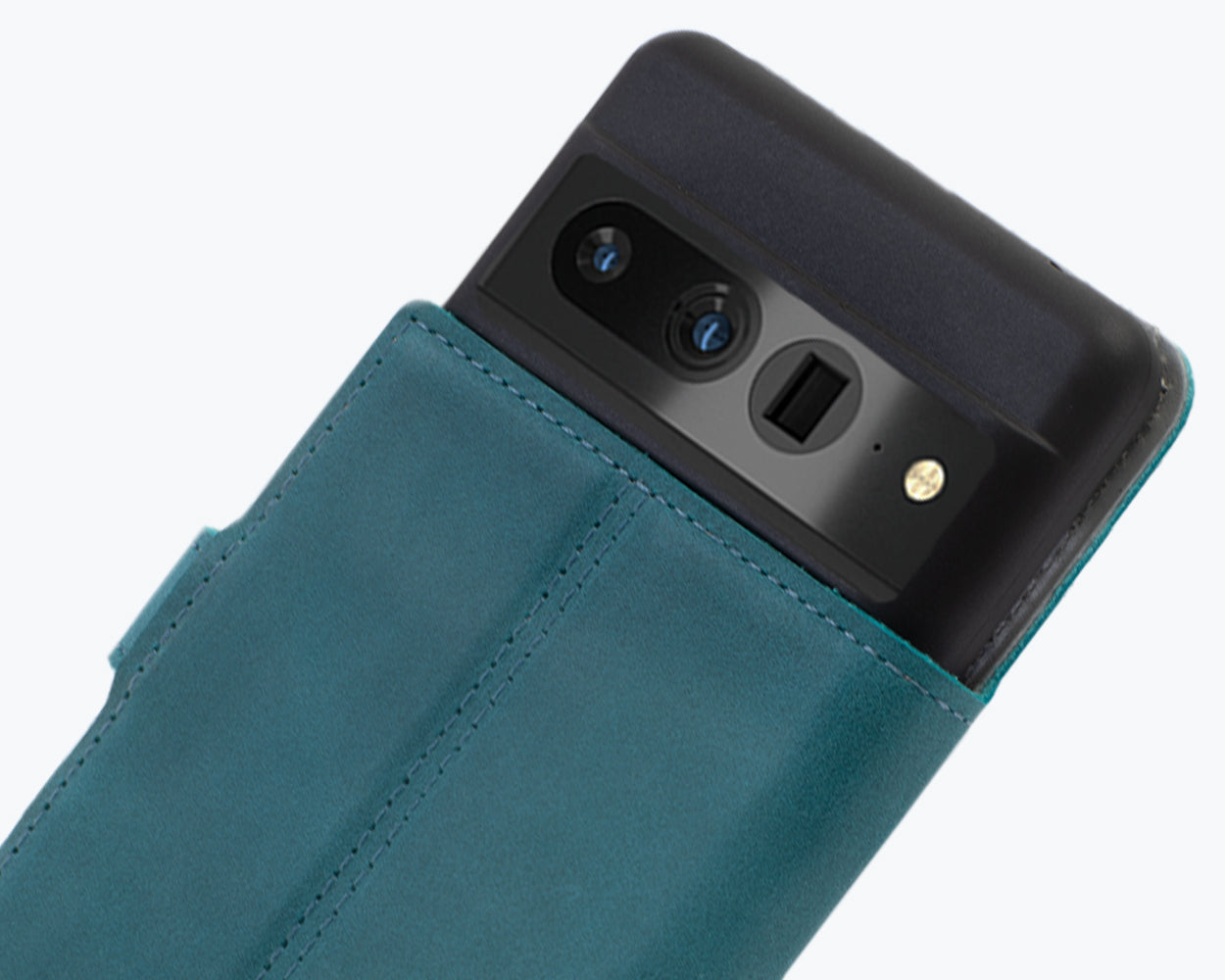 Google Pixel 6 - Vintage Leather Wallet Phone Case