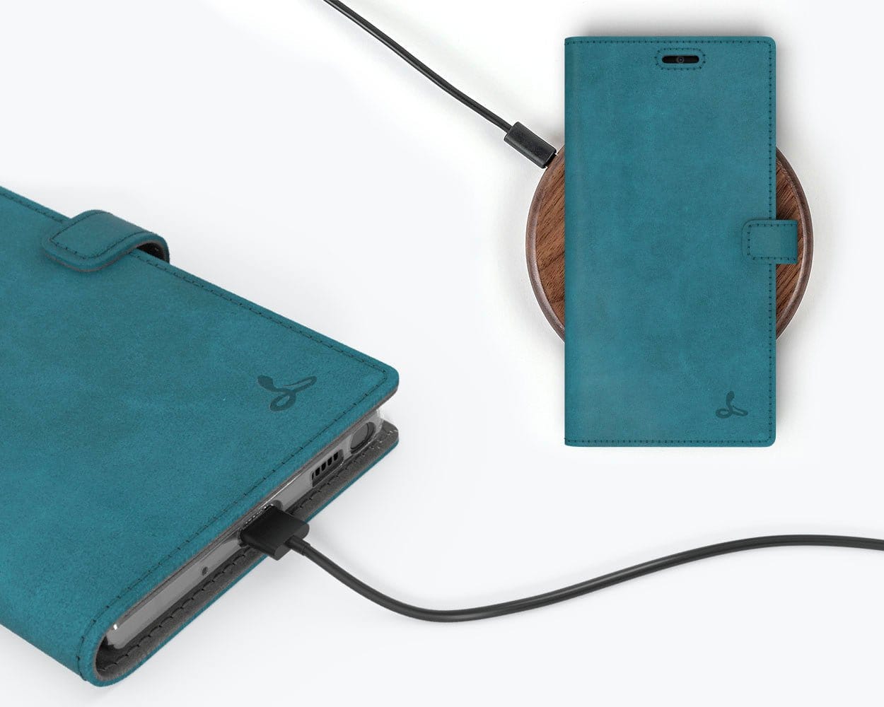 Samsung Galaxy Note 20 - Vintage Leather Wallet (Almost Perfect) Grey Samsung Galaxy Note 25 - Snakehive UK