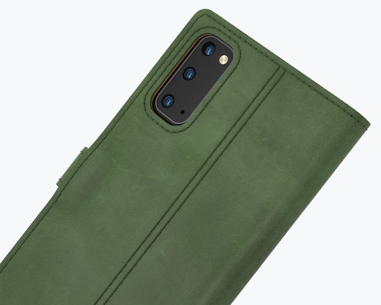 Samsung Galaxy S20 - Vintage Leather Wallet (Almost Perfect) Teal Samsung Galaxy S20 - Snakehive UK