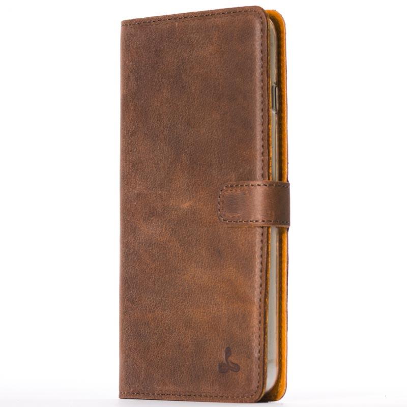 Apple iPhone 6/6S Plus - Vintage Leather Wallet Phone Case