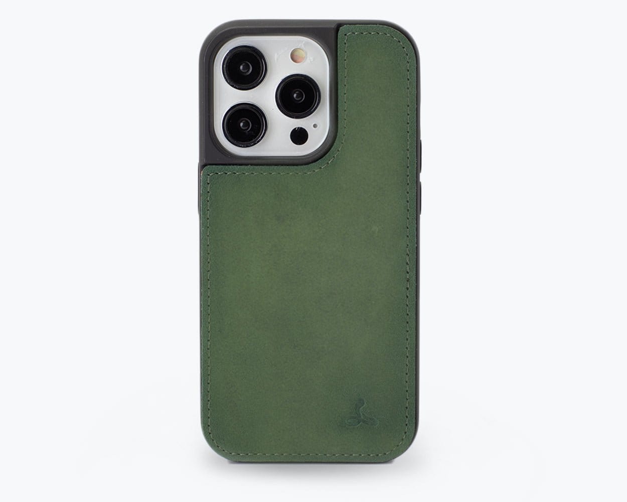 Vintage Leather Back Case - Apple iPhone 14 Pro Black Apple iPhone 14 Pro - Snakehive UK