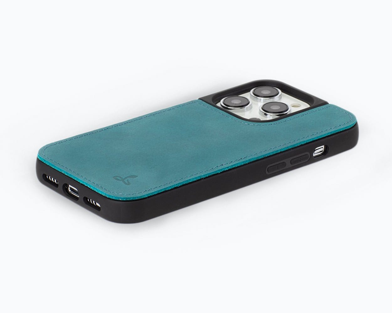 Vintage Leather Back Case - Apple iPhone 14 Pro Black Apple iPhone 14 Pro - Snakehive UK