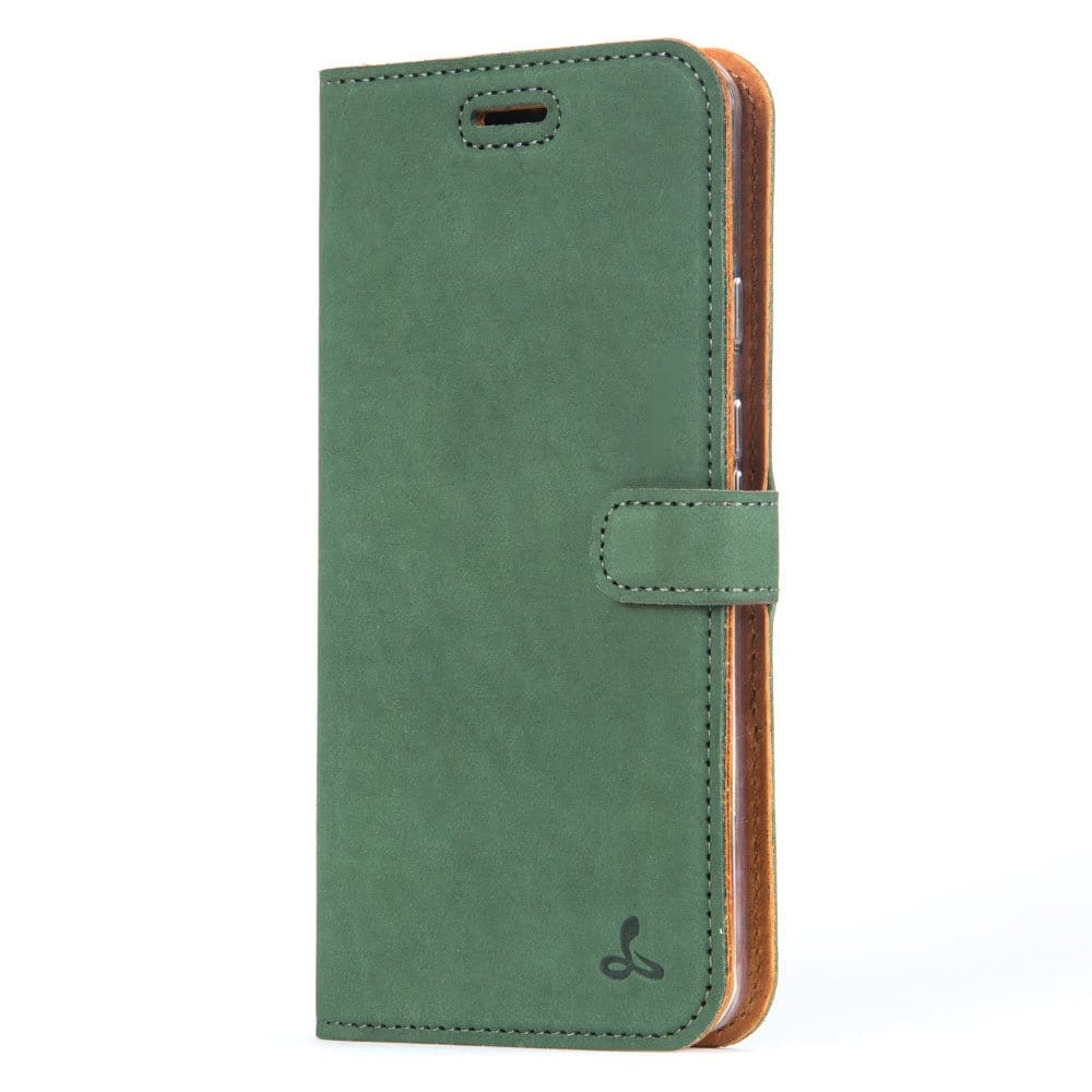 Vintage Leather Wallet - Google Pixel 3 XL Bottle Green Google Pixel 3XL - Snakehive UK