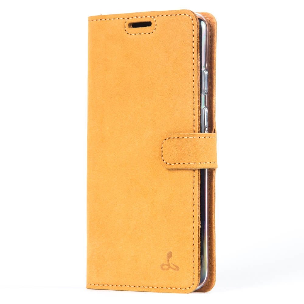 Vintage Leather Wallet - Google Pixel 3 XL Honey Gold Google Pixel 3XL - Snakehive UK