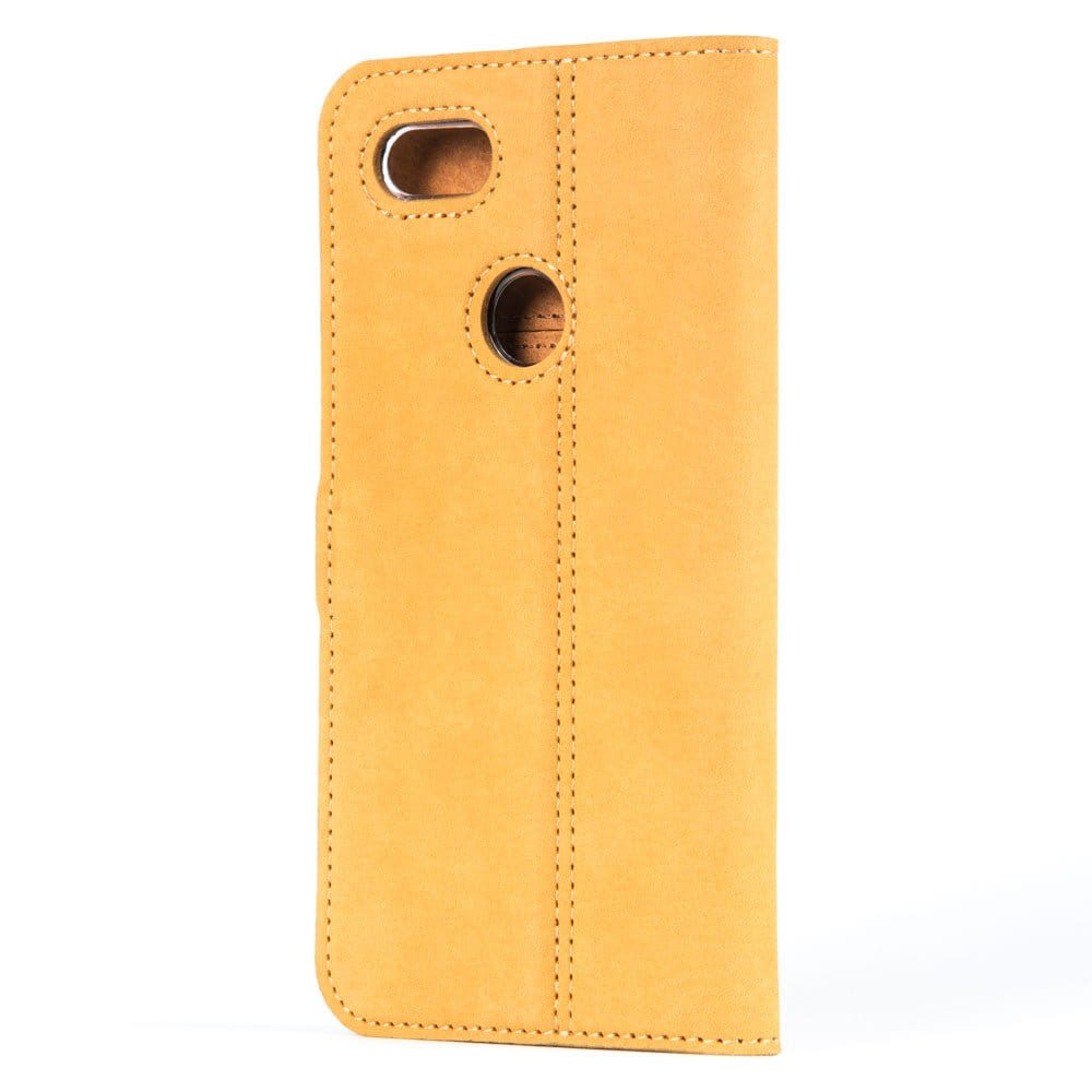 Vintage Leather Wallet - Google Pixel 3 XL Honey Gold Google Pixel 3XL - Snakehive UK