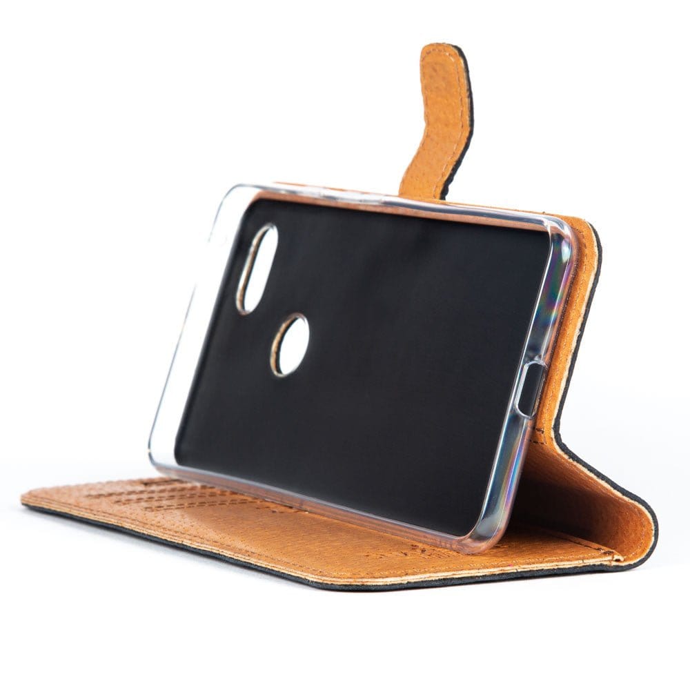 Vintage Leather Wallet - Google Pixel 3 XL Honey Gold Google Pixel 3XL - Snakehive UK