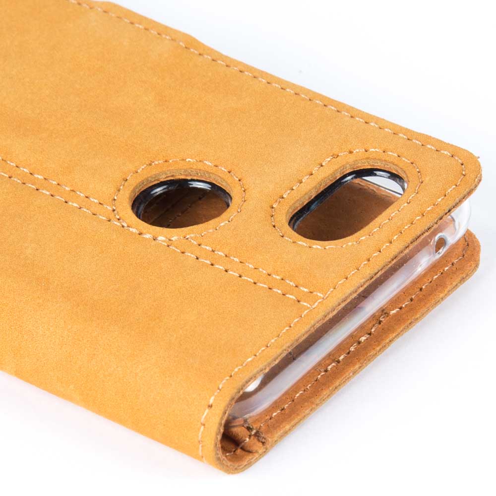 Vintage Leather Wallet - Google Pixel 3 XL Honey Gold Google Pixel 3XL - Snakehive UK