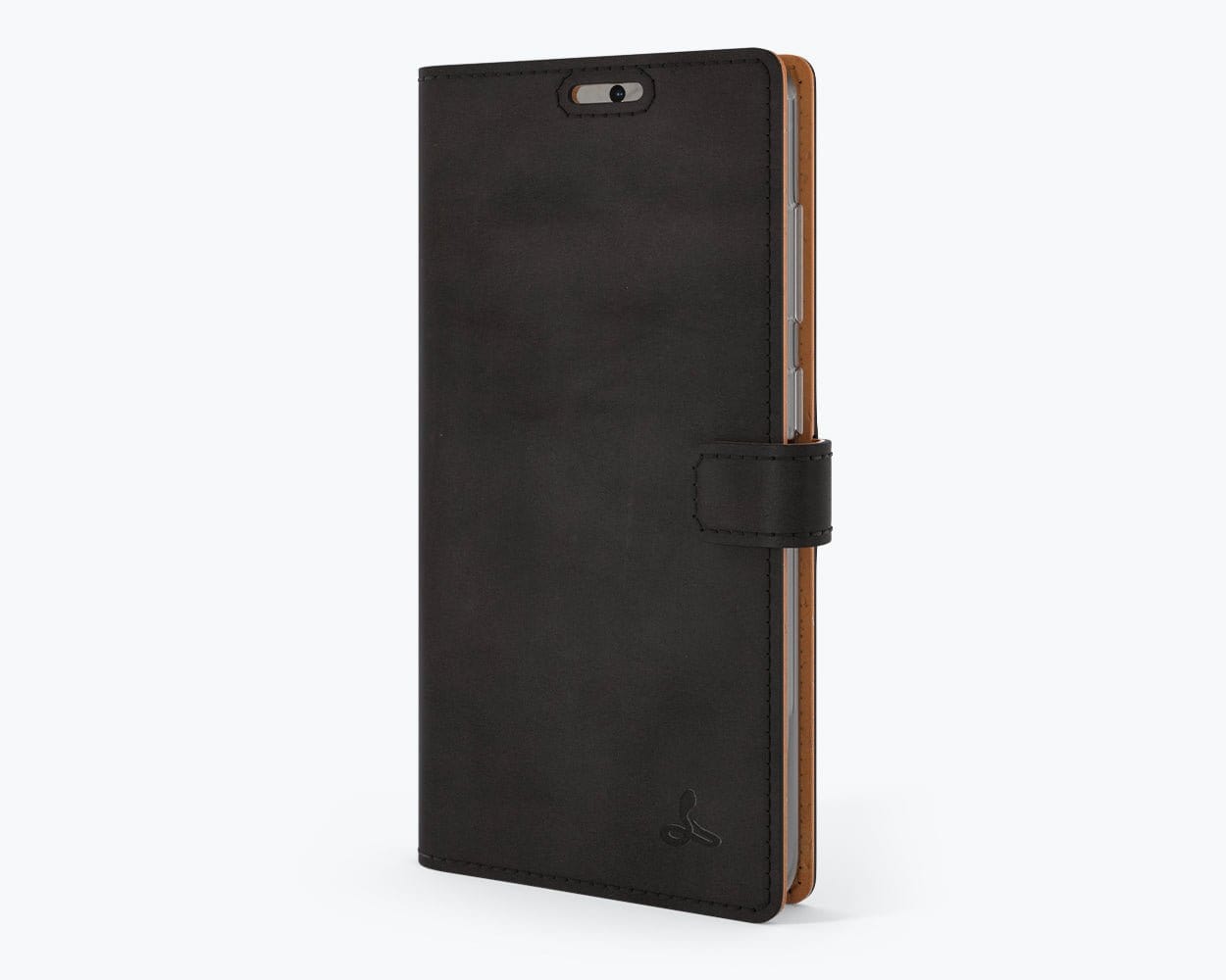 Samsung Galaxy S20 - Vintage Leather Wallet Black Samsung Galaxy S20 - Snakehive UK
