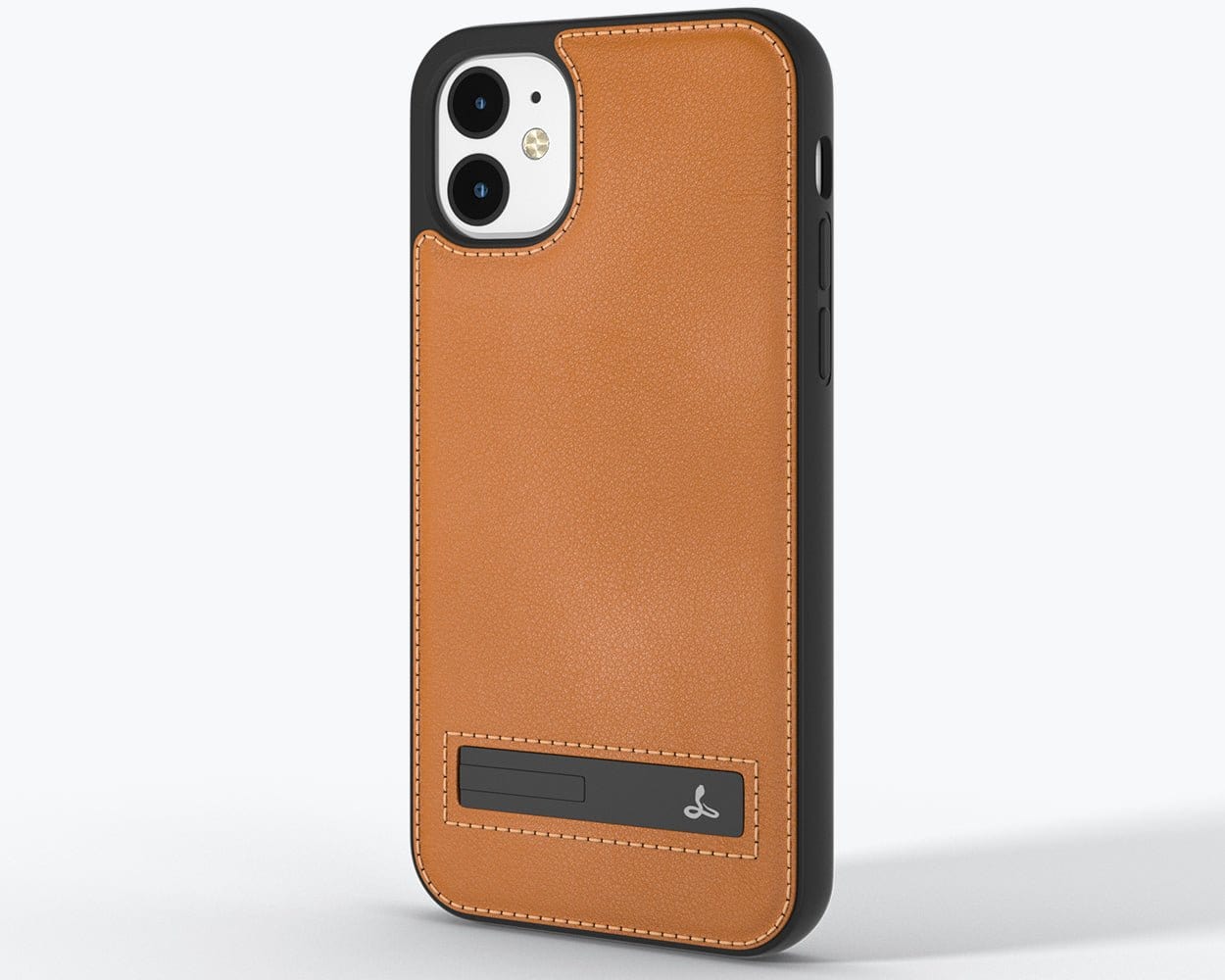 Apple iPhone 12 - Metro Leather Case Pebble Grey Apple iPhone 12 - Snakehive UK