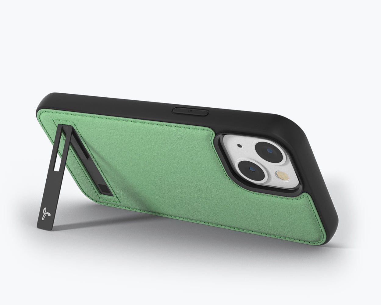 Apple iPhone 13 - Metro Leather Case Pebble Grey Apple iPhone 13 - Snakehive UK