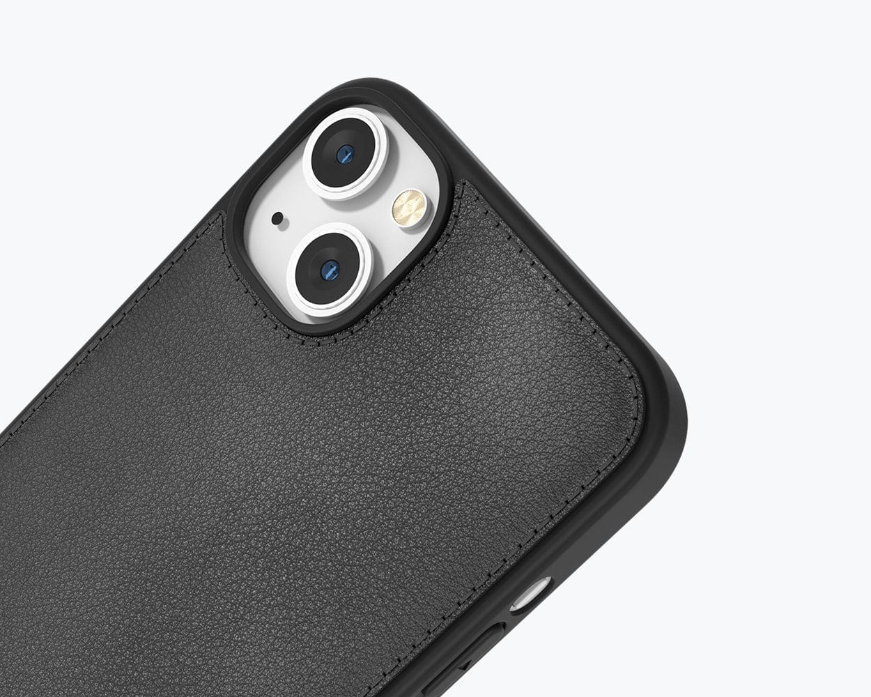 Apple iPhone 14 - Metro Leather Case Pebble Grey Apple iPhone 14 - Snakehive UK